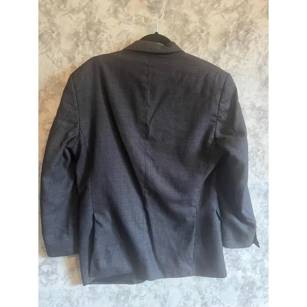 Jos A Banks‎ Mens Blue 40R Blazer Sports Coat Suit Jacket Wool